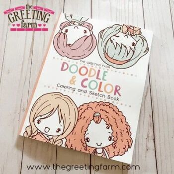 Doodle & Color - Coloring Book - The Greeting Farm