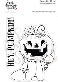 Sweet November - Pumpkin Head stamp set