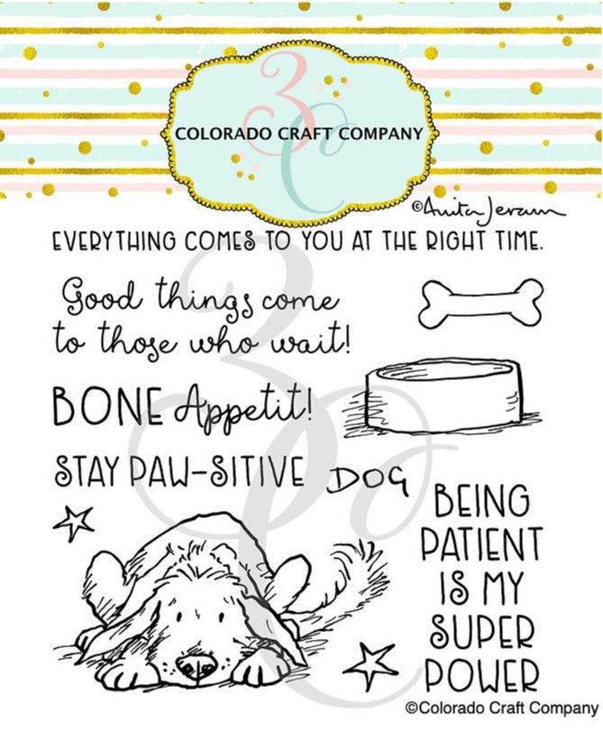 ***NEW*** Colorado Craft Company - Anita Jeram - Stay Pawsitive
