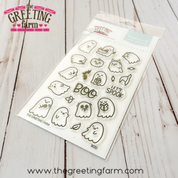 Boo clear stamp set - The Greeting Farm
