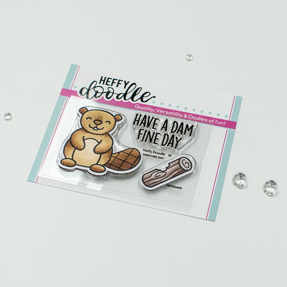 ***NEW*** Heffy Doodle - Dam Fine Day clear stamps