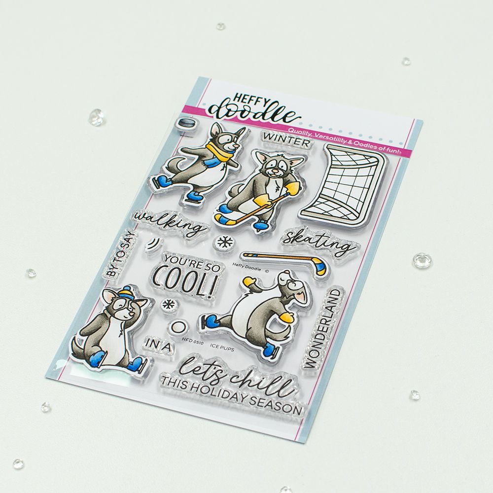 ***NEW*** Heffy Doodle - Ice Pups clear stamps