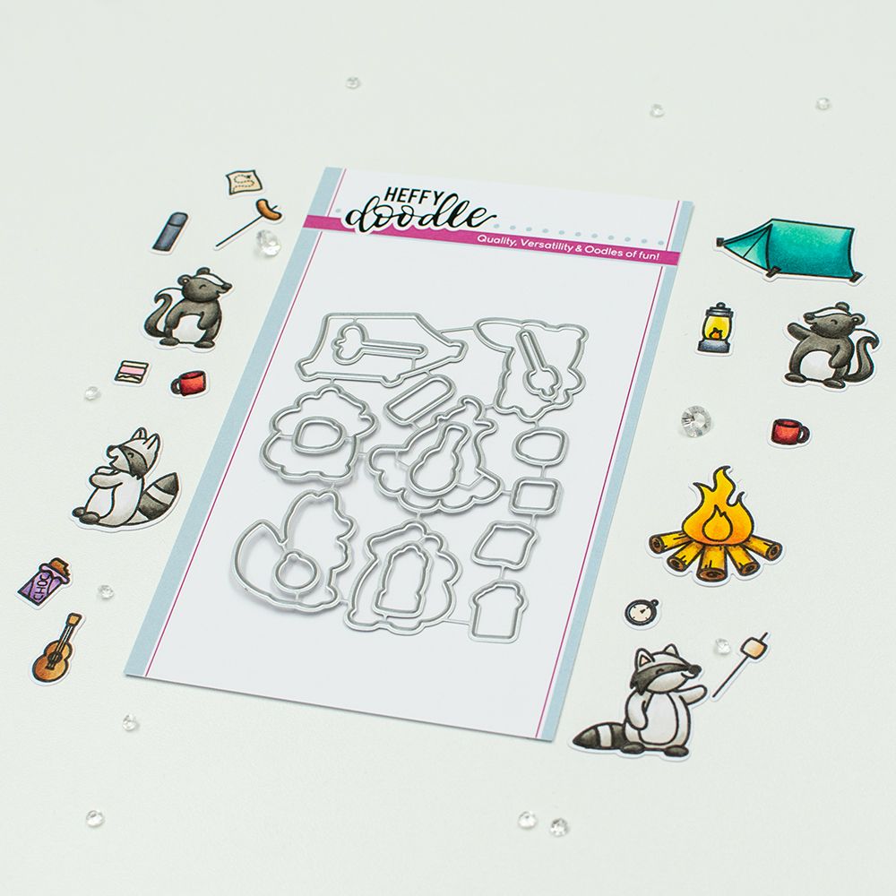 ***NEW*** Heffy Doodle - Camping Critters Die set
