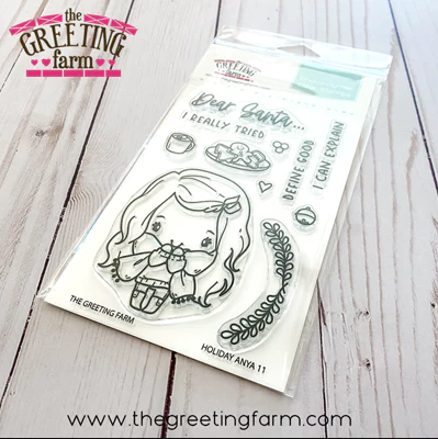 ****NEW****Holiday Anya 11 clear stamp set - The Greeting Farm