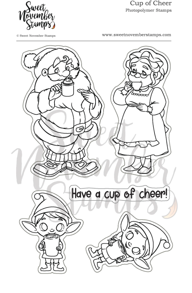 Sweet November - Cup of Cheer Clear stamp set