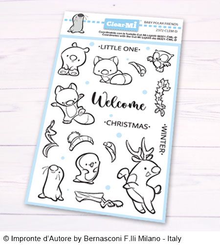 Baby Polar Friends clear stamps