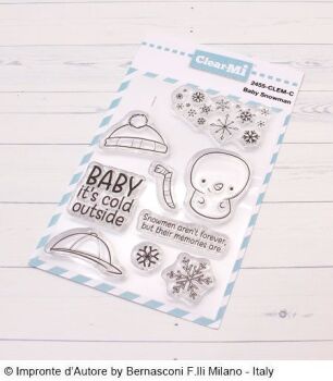 Impronte D'Autore - Baby Snowman clear stamps