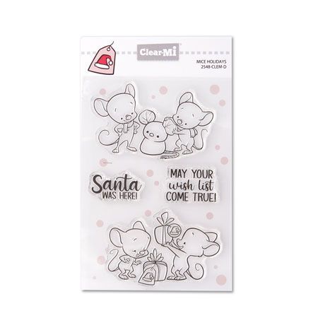 Impronte D'Autore - Mice Holidays clear stamps