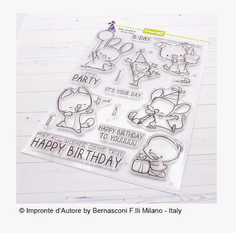 Impronte D'Autore - Party Time clear stamps
