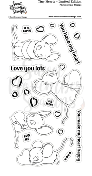 ****NEW**** Sweet November - Tiny Hearts *Special Edition* Clear stamp set