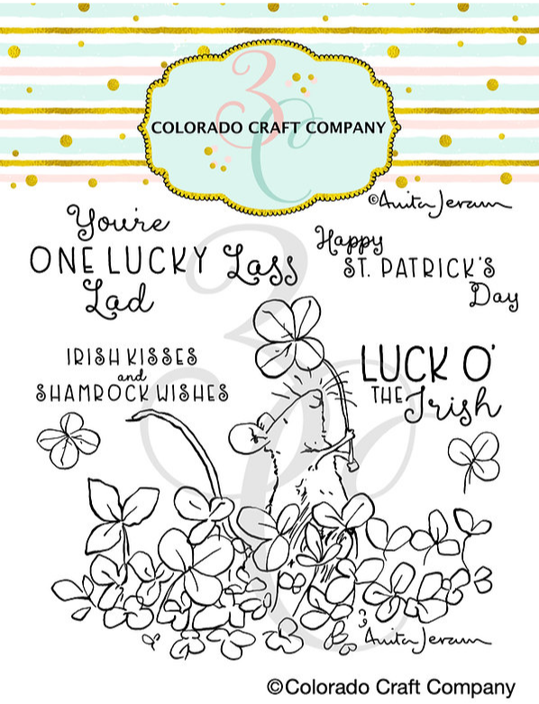 ***NEW*** Colorado Craft Company - Anita Jeram - Mouse Shamrocks