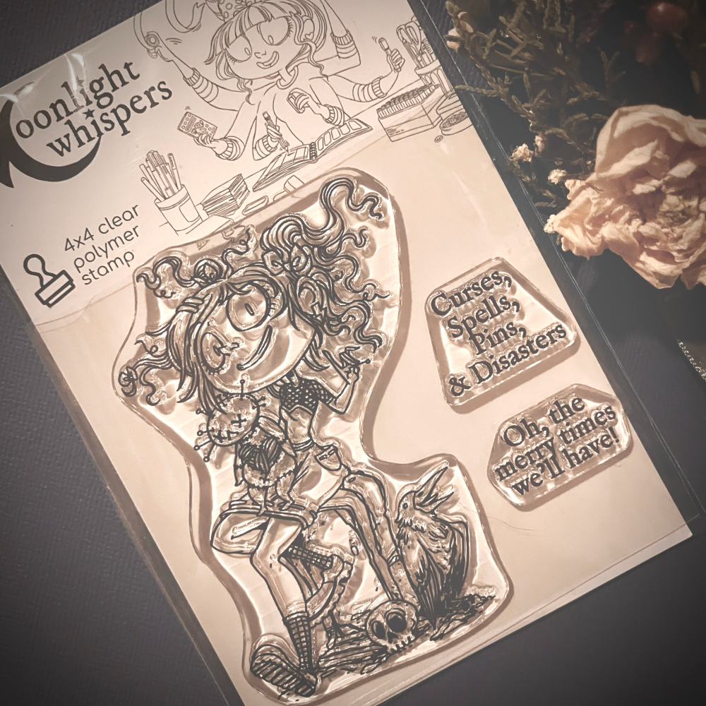 ****NEW**** Moonlight Whispers -  Voodoo Business - Clear Stamp