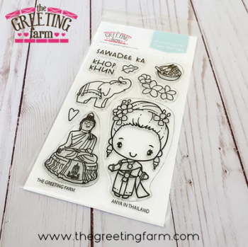 ****NEW****Anya in Thailand clear stamp set - The Greeting Farm