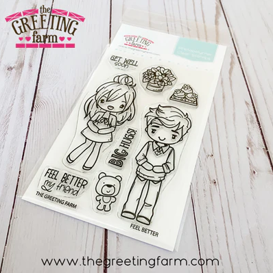 ****NEW****Feel Better clear stamp set - The Greeting Farm