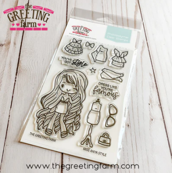 ****NEW****Miss Anya Style clear stamp set - The Greeting Farm
