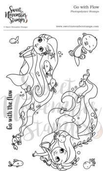 ****NEW**** Sweet November - Go with the flow Clear stamp set