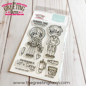 ****NEW****Hot & Sunny clear stamp set - The Greeting Farm