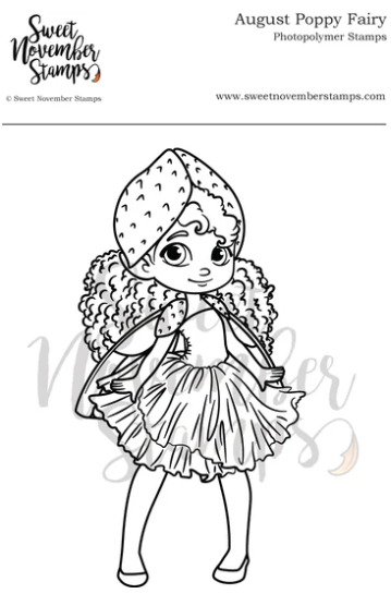 Sweet November - August Poppy Fairy Clear stamp set