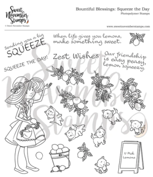 ****NEW**** Sweet November - Bountiful Blessings: Squeeze the Day Clear stamp set