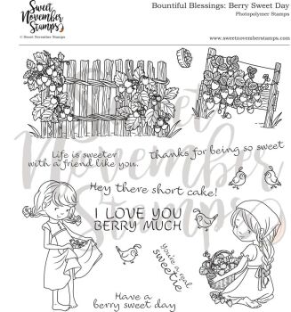 Sweet November - Bountiful Blessings: Berry Sweet Day Clear stamp set