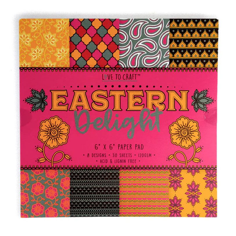 Love to craft - Eastern Delight 6x6 Paper Pad