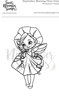 Sweet November - September Morning Glory Fairy Clear stamp set