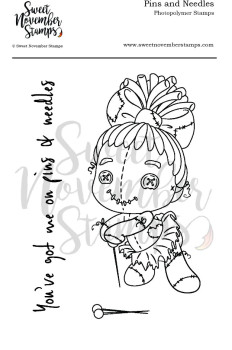Sweet November - Pins and Needles Clear stamp set