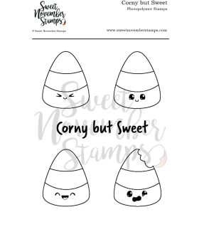 Sweet November - Corny but Sweet Clear stamp set