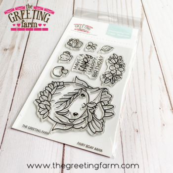 ****NEW****Fairy Bday Anya clear stamp set - The Greeting Farm