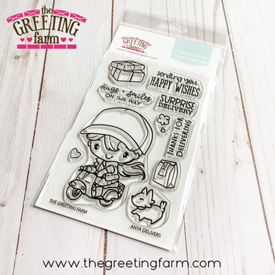 ****NEW****Anya Delivers clear stamp set - The Greeting Farm