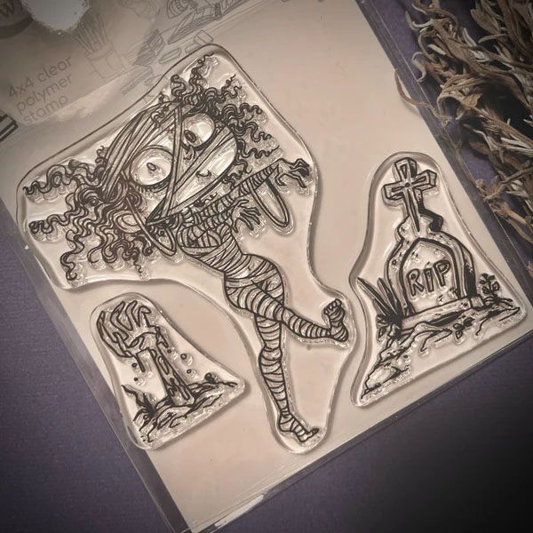 Moonlight Whispers - The Mummy - Clear Stamp