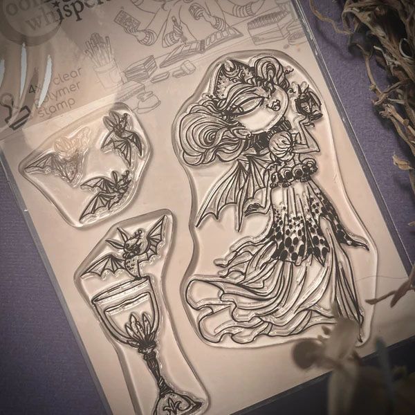 Moonlight Whispers - Vampire Queen - Clear Stamp