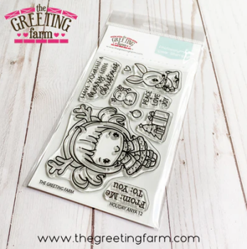 ****NEW****Holiday Anya 12 clear stamp set - The Greeting Farm