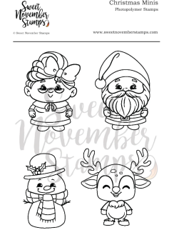 ****NEW**** Sweet November - Christmas Minis Clear stamp set