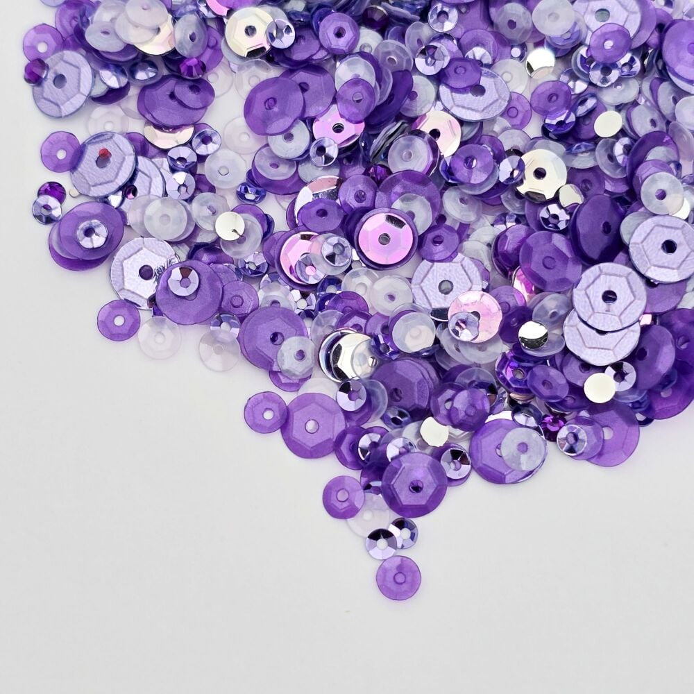 Crafty Purple Frog - Sequin Mix - Purple Frog