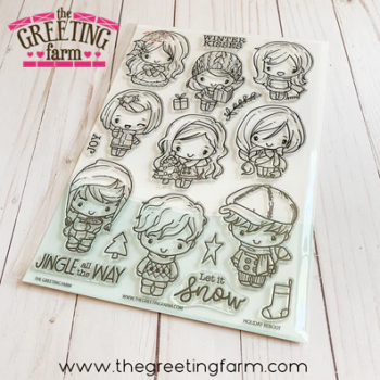 Holiday Reboot Kit clear stamp set