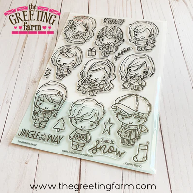 ****PRE-ORDER****Holiday Reboot Kit clear stamp set