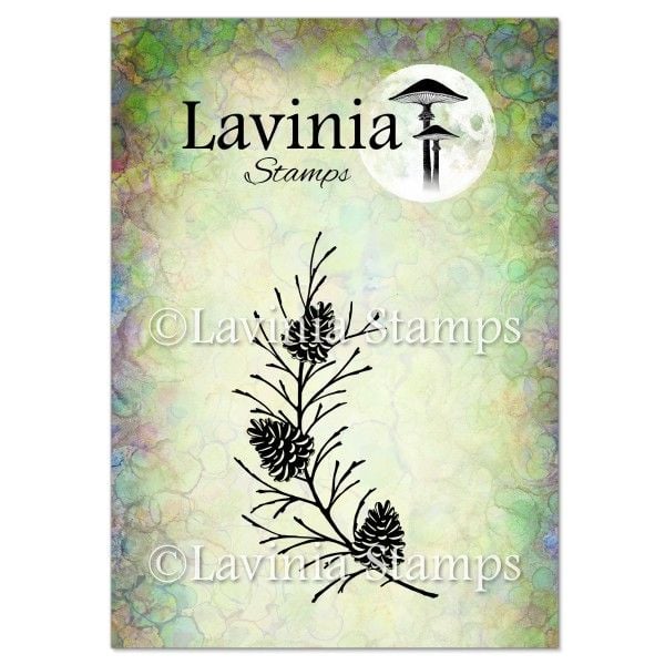 Lavinia stamps - Fir Cone Branch