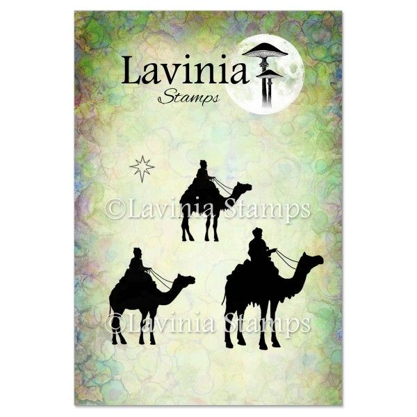 Lavinia stamps - Three Kings and a Star