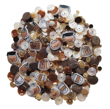 Sweet November - Sequins: Café au lait Mix