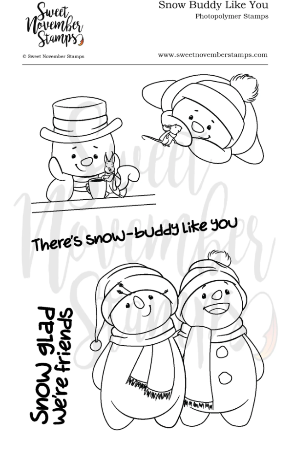 Sweet November - Snow Buddy Like You Clear stamp set