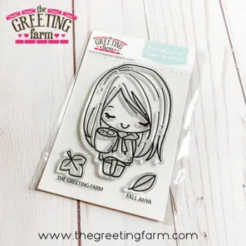 ****NEW****Fall Anya clear stamp set - The Greeting Farm