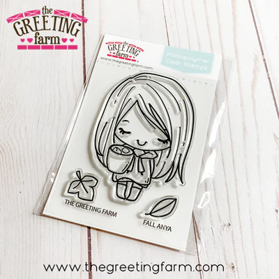 ****NEW****Fall Anya clear stamp set - The Greeting Farm