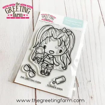 ****NEW****Summer Anya clear stamp set - The Greeting Farm