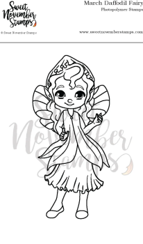 ****NEW**** Sweet November - March Daffodil Fairy Clear stamp set