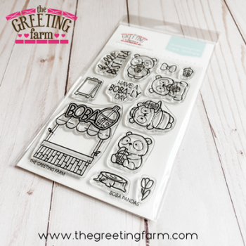 ****NEW****Boba Pandas clear stamp set - The Greeting Farm