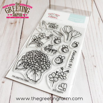 ****NEW****Bee Happy clear stamp set - The Greeting Farm