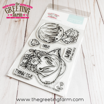 ****NEW****Fun on the Farm clear stamp set - The Greeting Farm