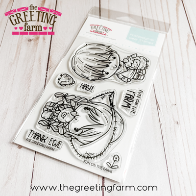 ****NEW****Fun on the Farm clear stamp set - The Greeting Farm
