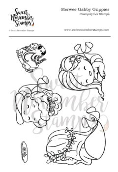 ****NEW**** Sweet November - Merwee Gabby Guppies Clear stamp set